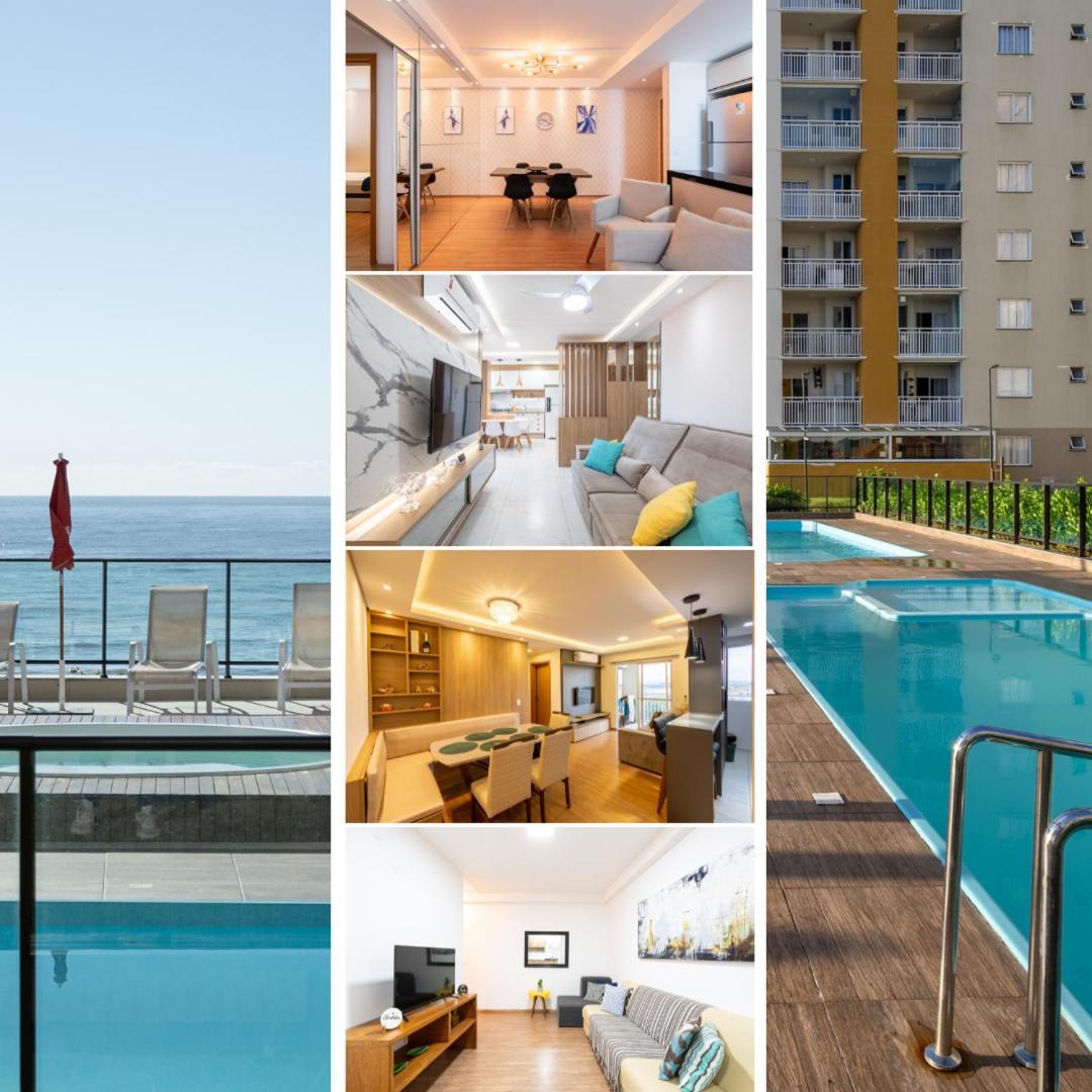 Aptos Completos Com Vista Mar Pe Na Areia Em Barra Velha Em Condominio Resort Com Spa, Piscina, Quadra De Futebol, Sala De Jogos, Brinquedoteca, Complexo Com Diversos Comercios Extérieur photo